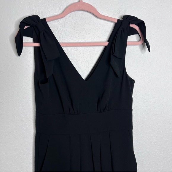 J. Crew Jumpsuit Womens 4 Wide Leg Crop Pants Bow Straps Jalopy Petite I - Picture 4 of 11